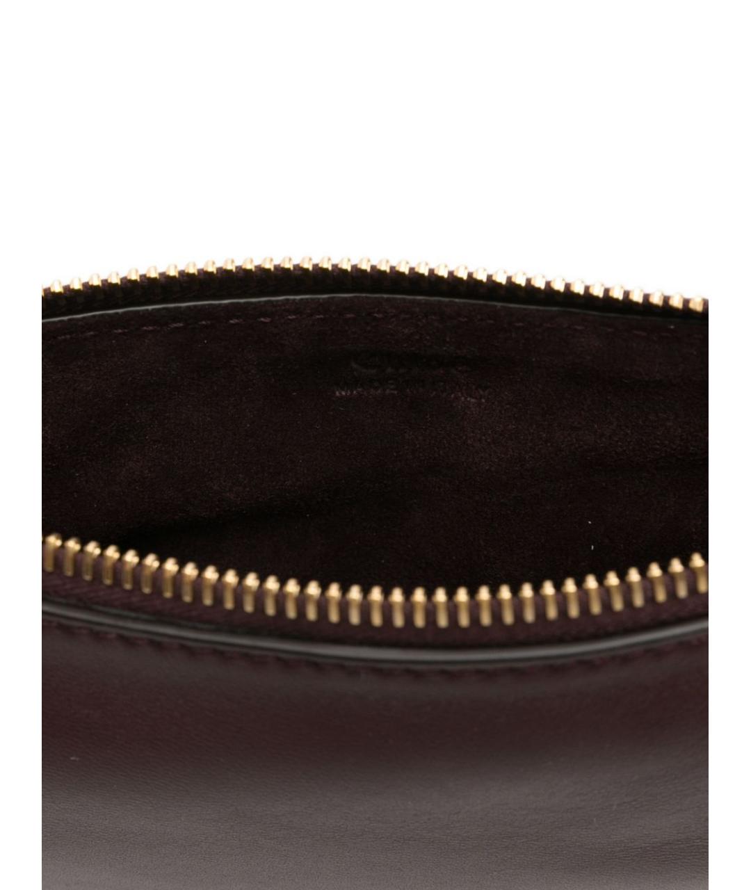 CHLOE Бордовая кожаная сумка через плечо, фото 4