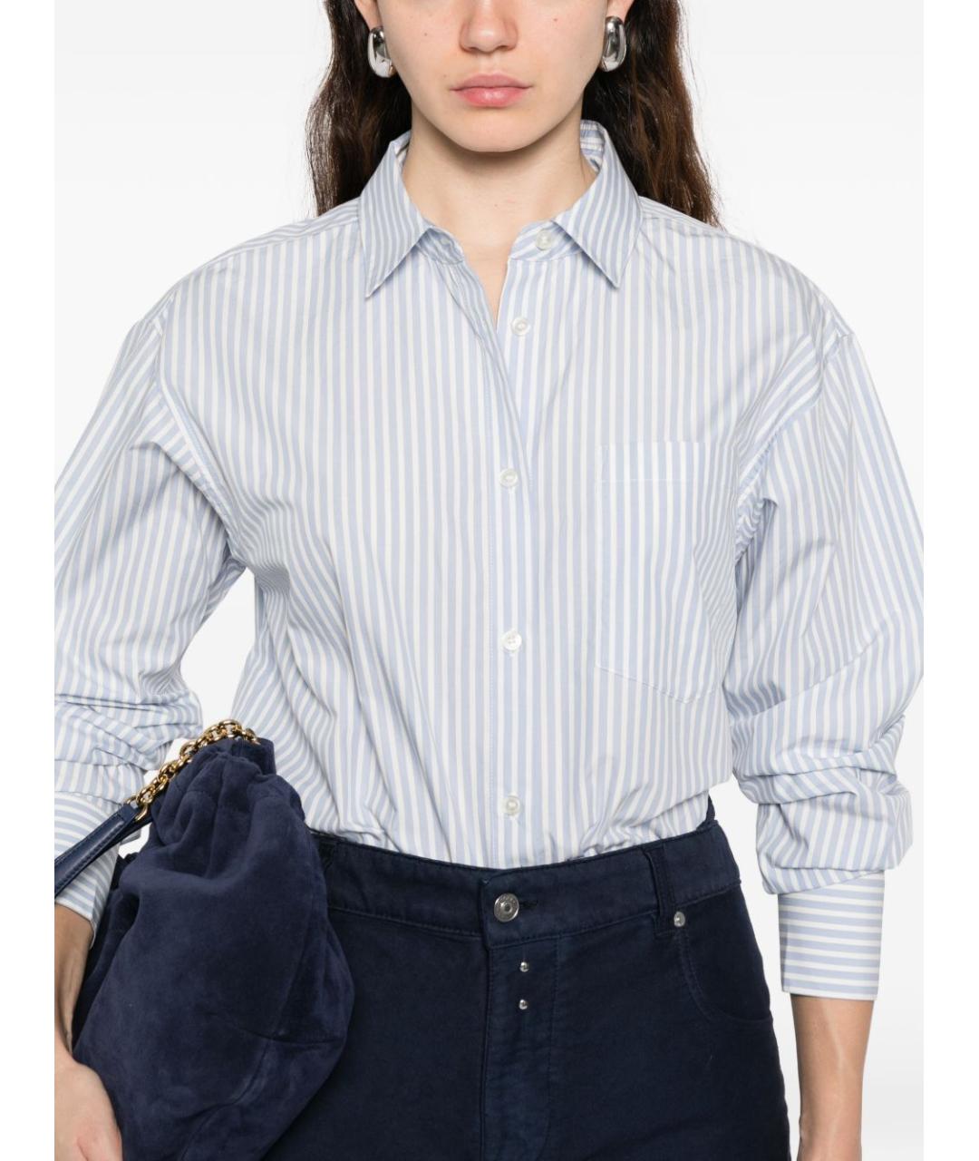 WOOLRICH Голубая хлопковая рубашка, фото 2