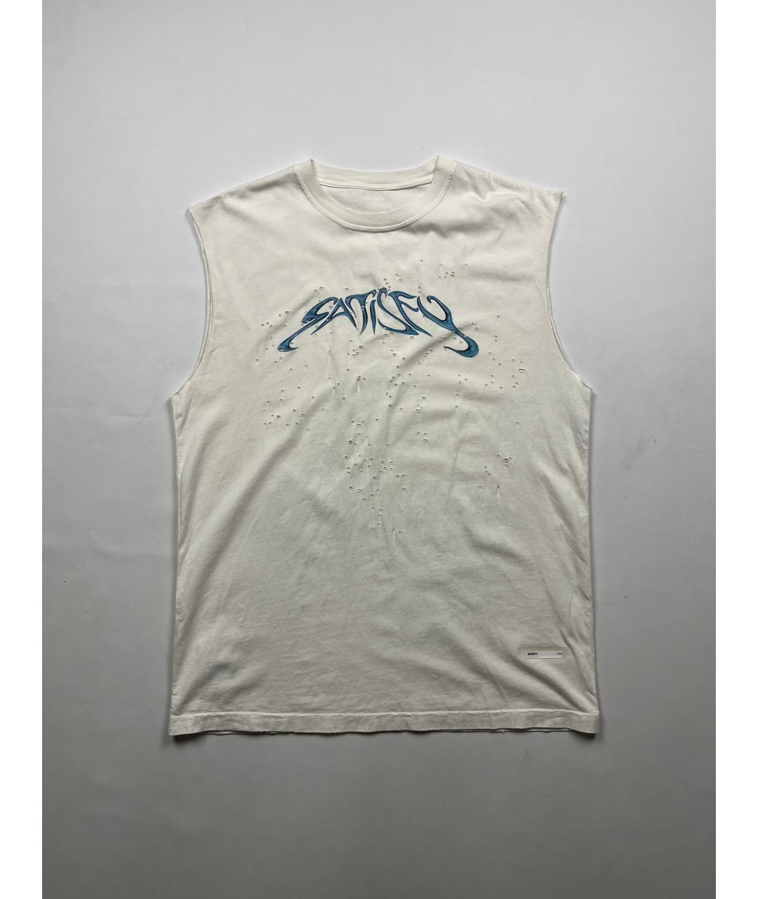SATISFY Белая хлопковая майка, фото 8