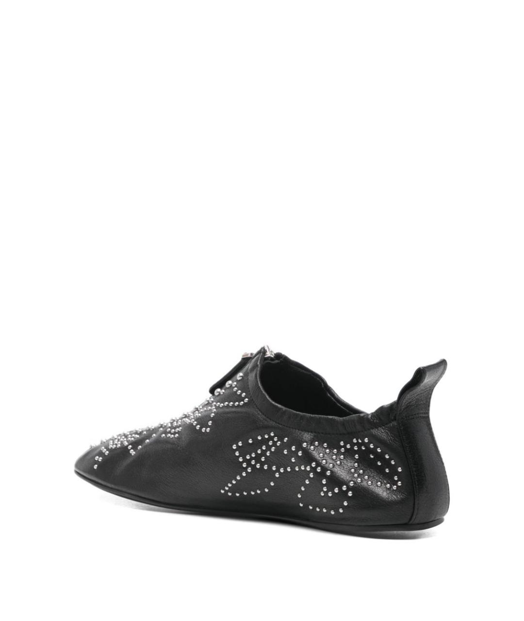 CHLOE Черные кожаные балетки, фото 4