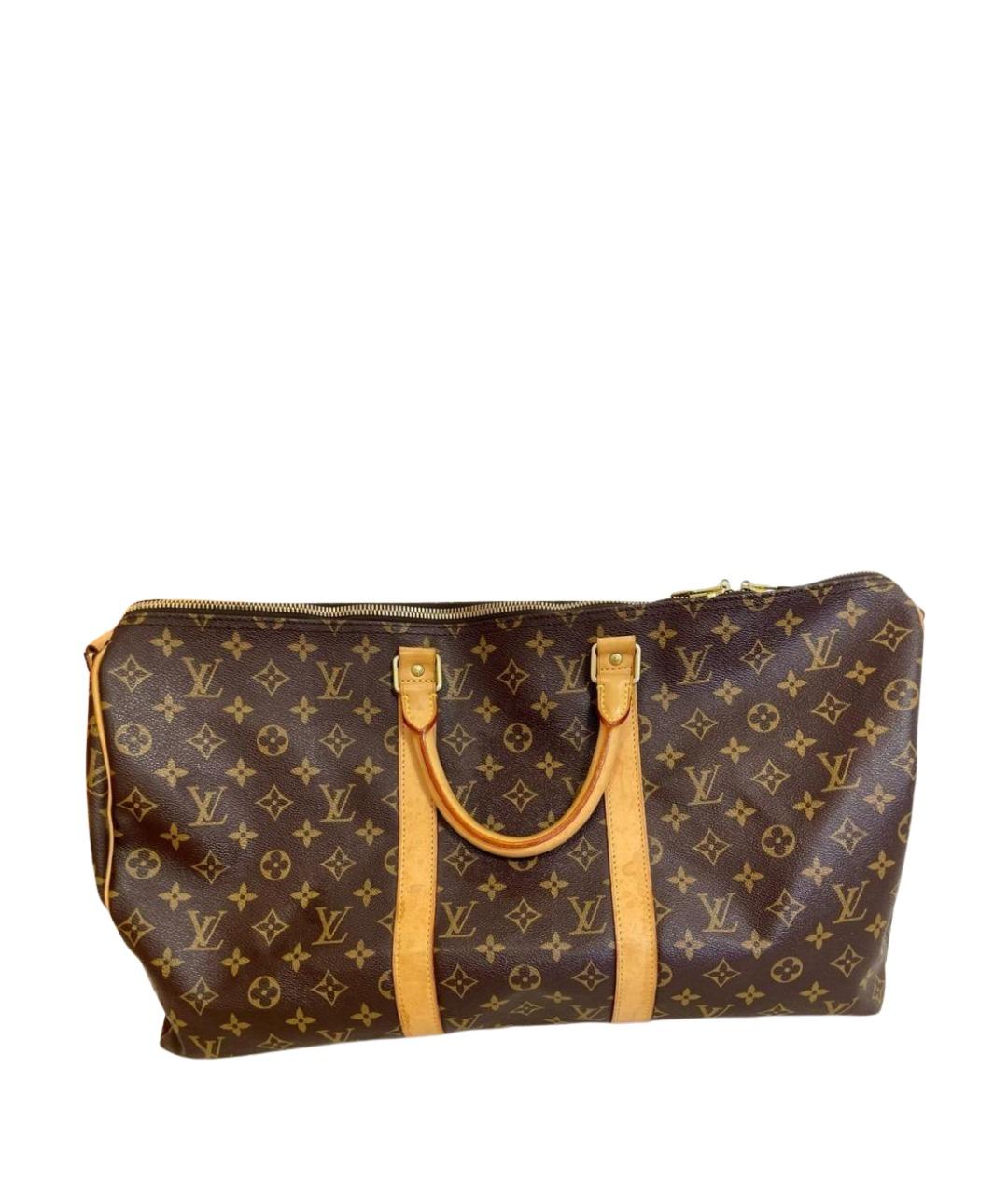 LOUIS VUITTON Коричневая дорожная/спортивная сумка, фото 1