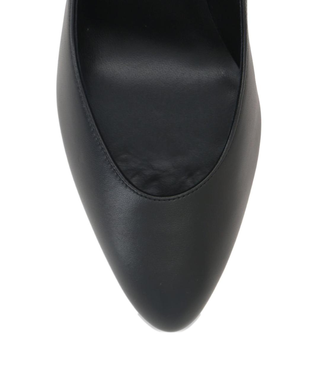 CHRISTIAN LOUBOUTIN Черные кожаные туфли, фото 4