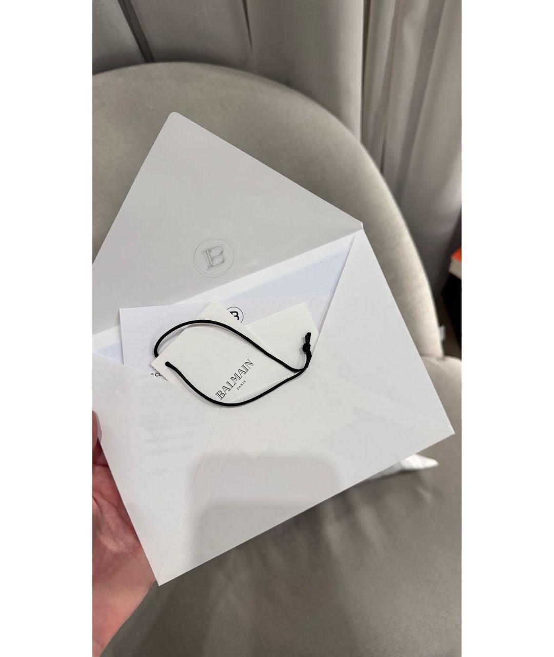 BALMAIN Зеленая замшевая сумка с короткими ручками, фото 7