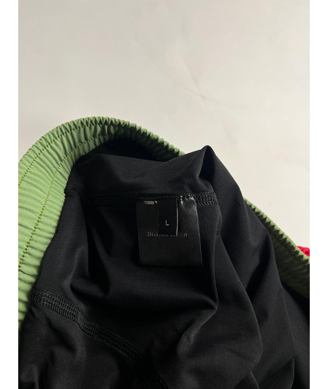 DISTRICT VISION Зеленые полиэстеровые шорты, фото 7