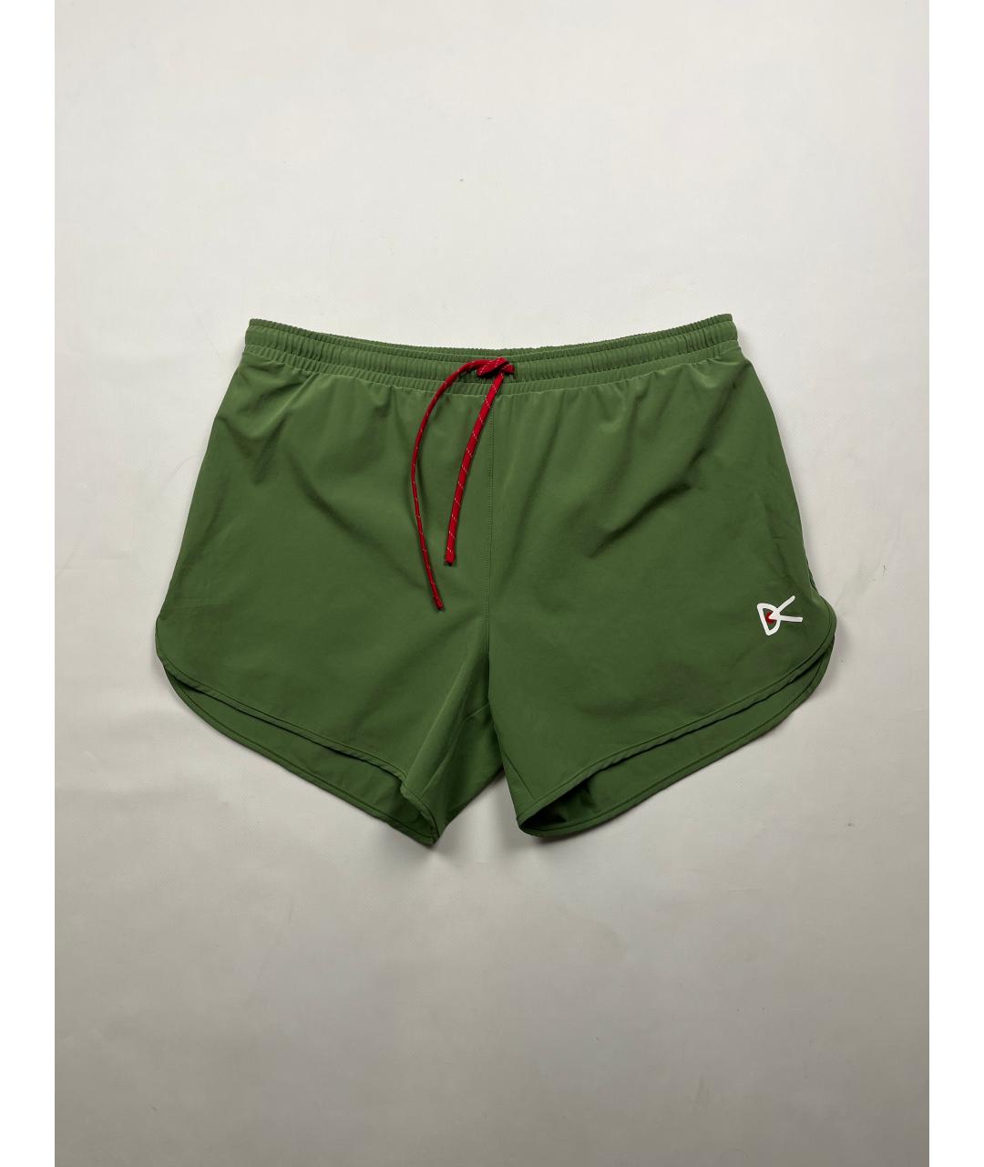 DISTRICT VISION Зеленые полиэстеровые шорты, фото 9