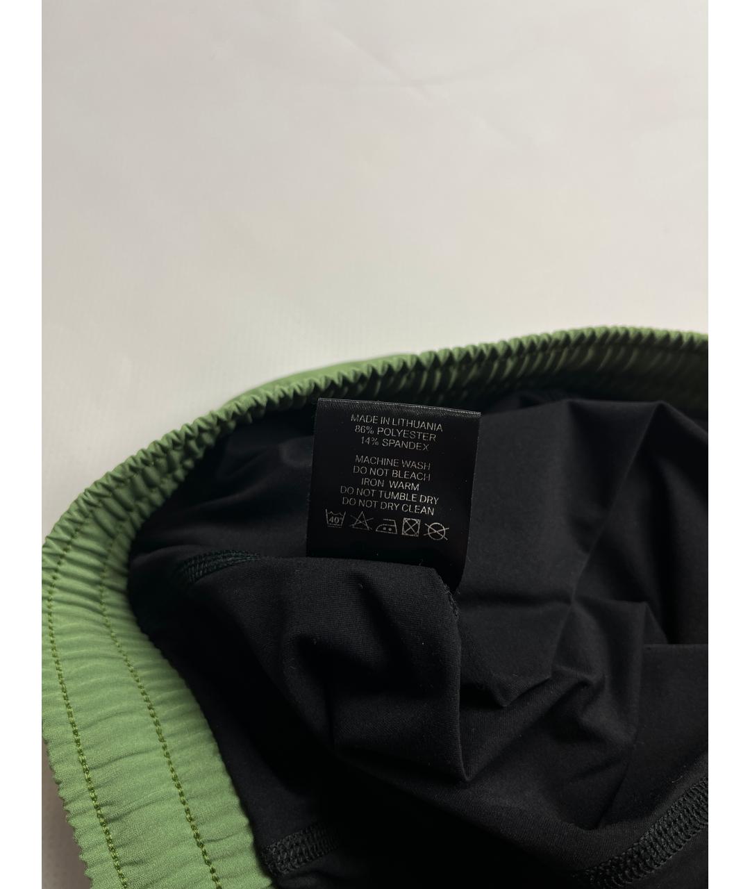 DISTRICT VISION Зеленые полиэстеровые шорты, фото 8