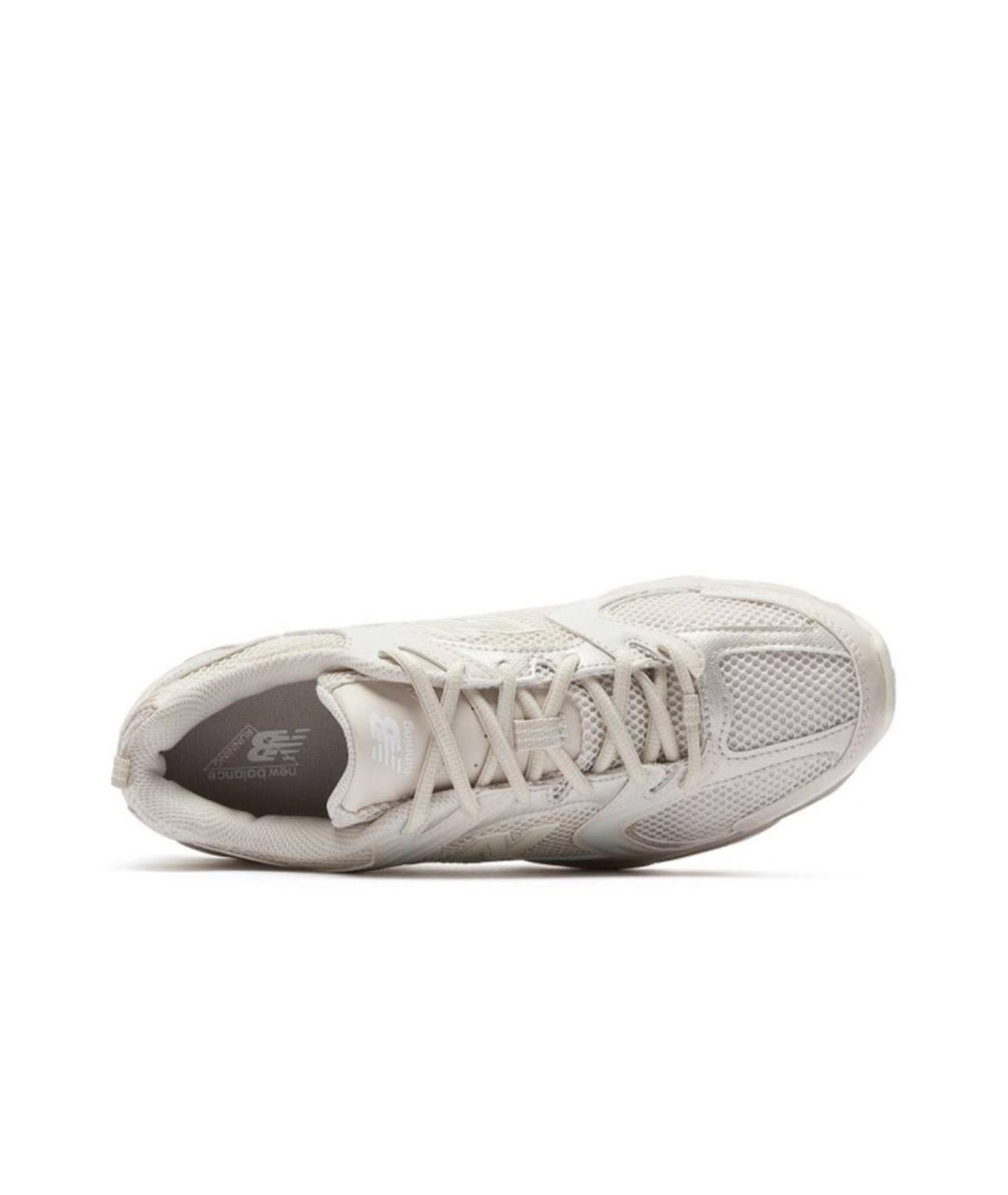 NEW BALANCE Бежевые текстильные низкие кроссовки / кеды, фото 3