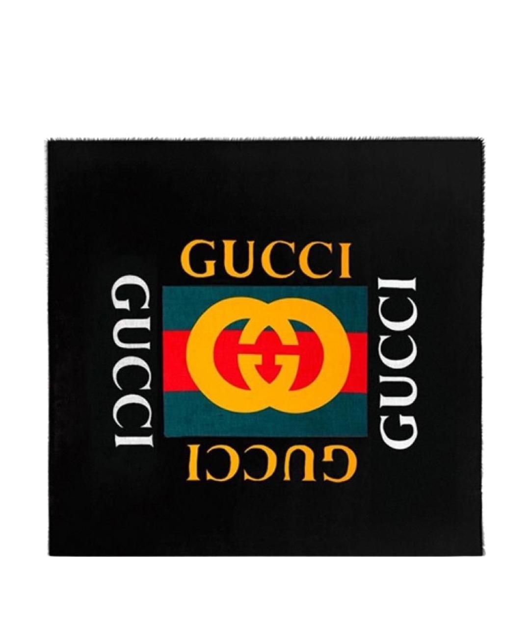 GUCCI Мульти шелковый платок, фото 1