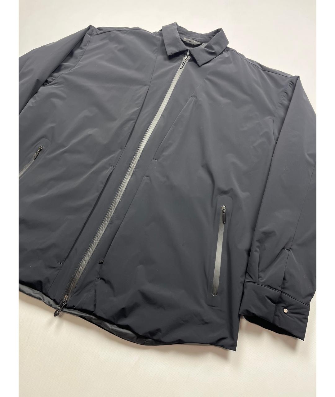 DESCENTE Черная полиэстеровая куртка, фото 3