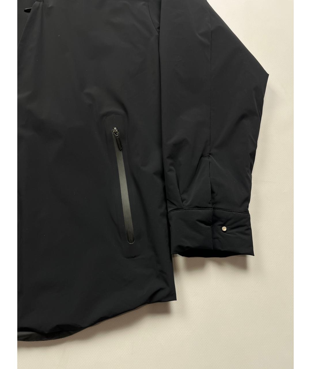 DESCENTE Черная полиэстеровая куртка, фото 4