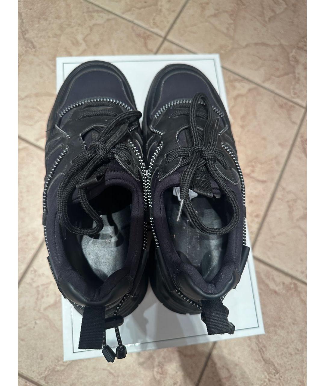 ICEBERG Черные текстильные кроссовки, фото 3