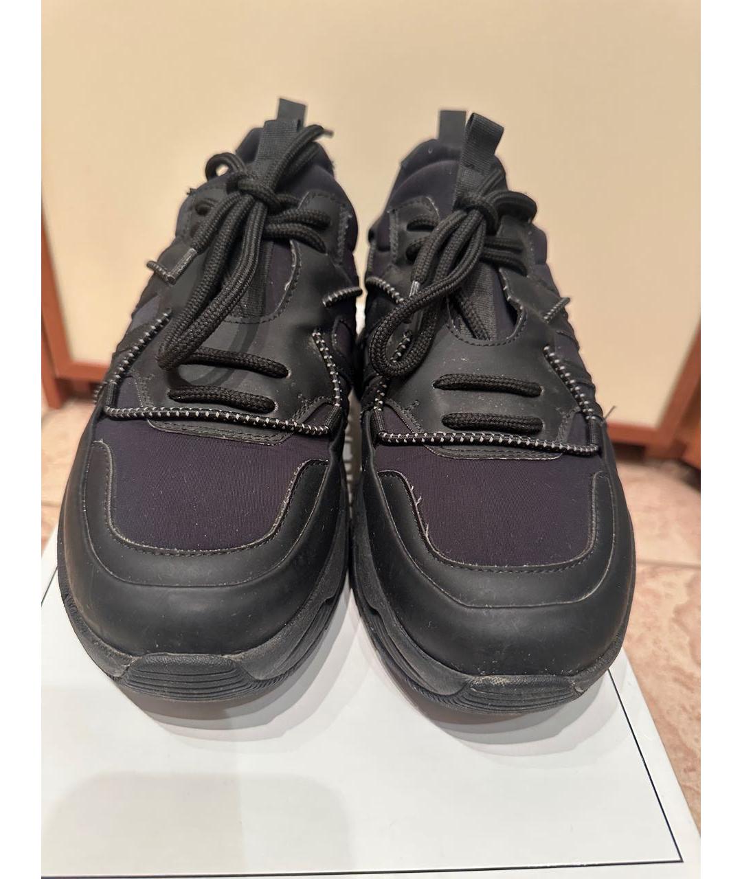 ICEBERG Черные текстильные кроссовки, фото 2