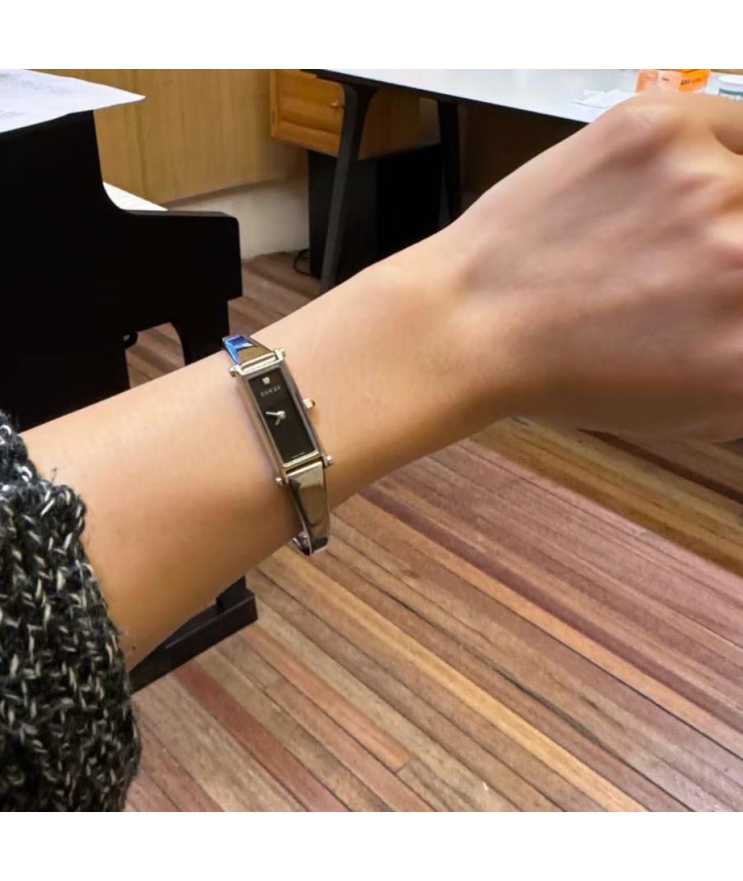 GUCCI Серебряные часы, фото 4