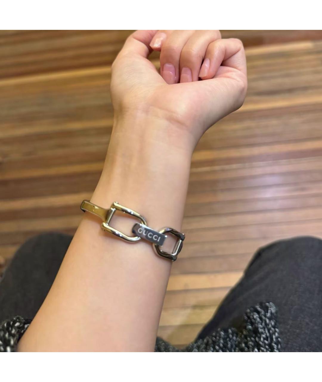 GUCCI Серебряные часы, фото 5