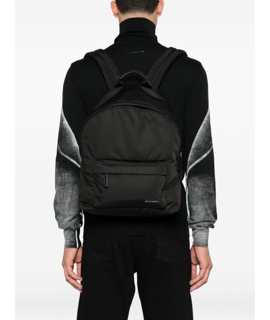 GIVENCHY Черный синтетический рюкзак, фото 2