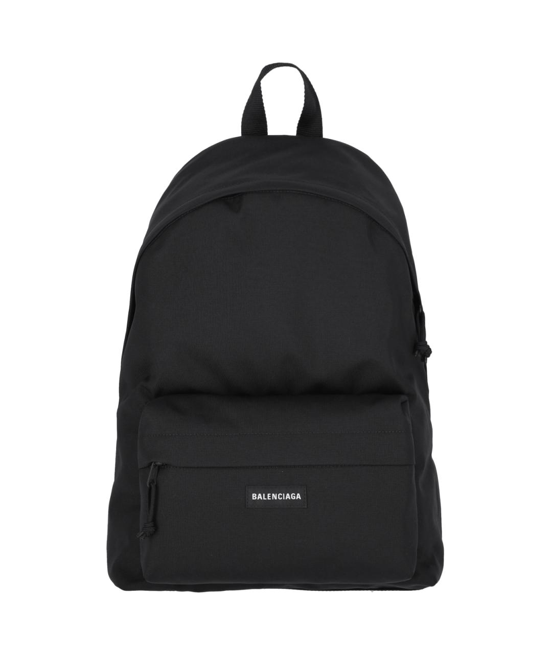 BALENCIAGA Черный синтетический рюкзак, фото 1