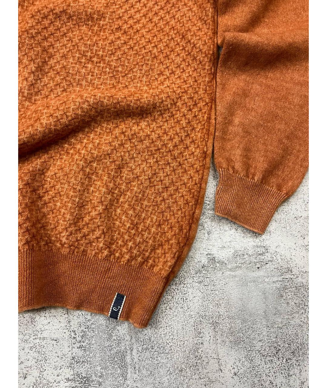 JACOB COHEN Оранжевый шерстяной джемпер / свитер, фото 4