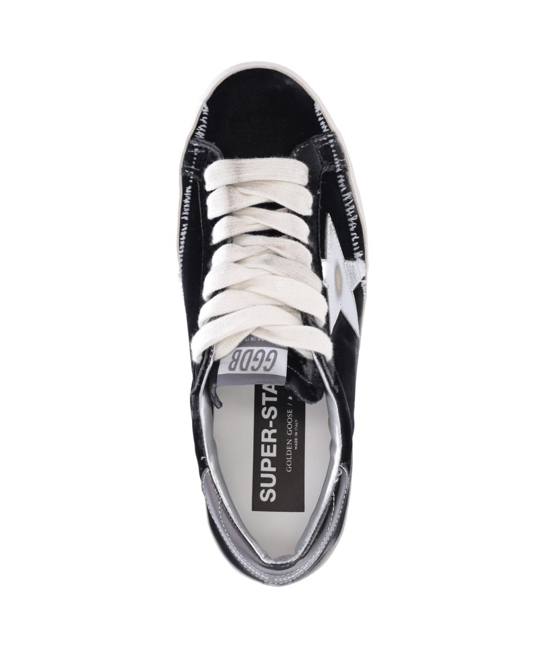 GOLDEN GOOSE DELUXE BRAND Серые синтетические низкие кроссовки / кеды, фото 5