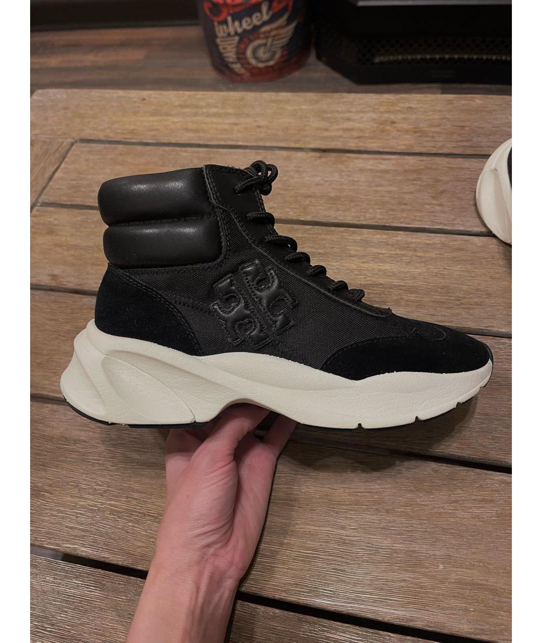 TORY BURCH Черные кроссовки, фото 2