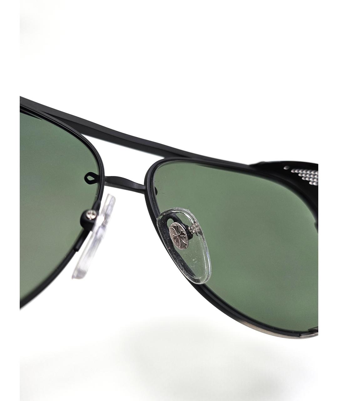 CHROME HEARTS Зеленые металлические солнцезащитные очки, фото 7