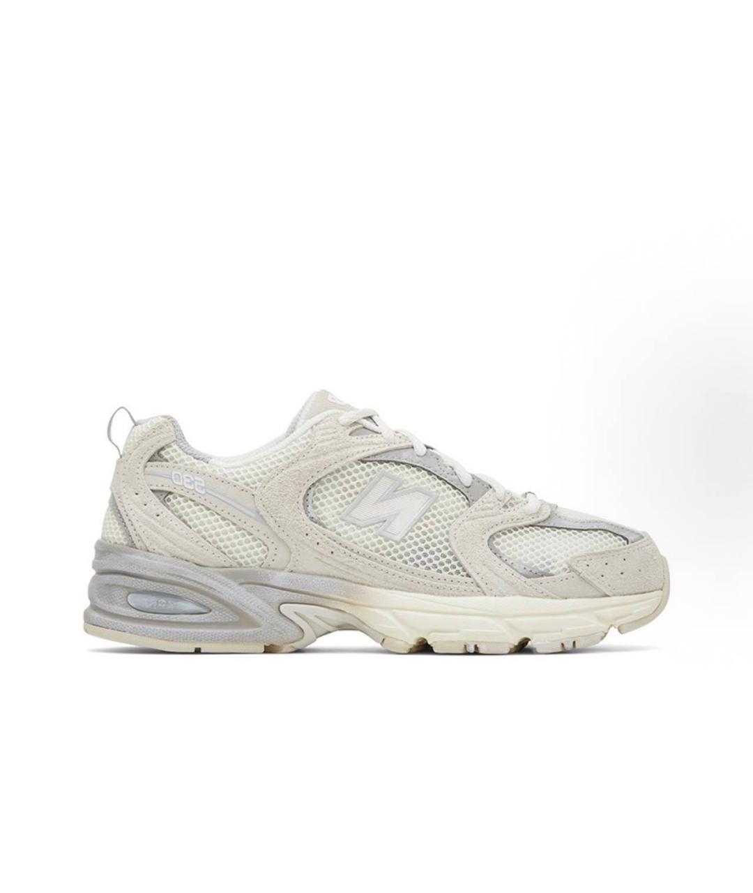 NEW BALANCE Бежевые текстильные низкие кроссовки / кеды, фото 6