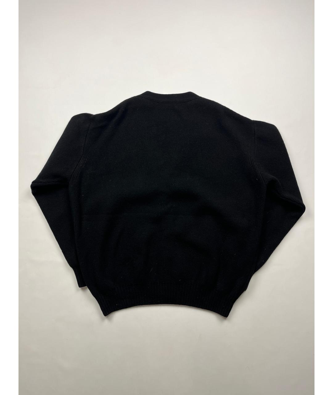 ATTACHMENT Черный шерстяной кардиган, фото 8