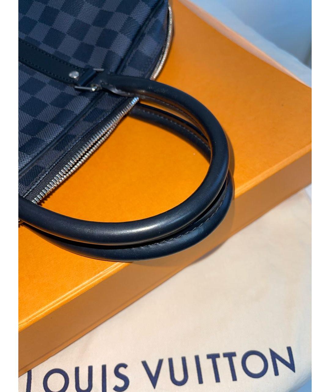 LOUIS VUITTON Серый портфель, фото 5