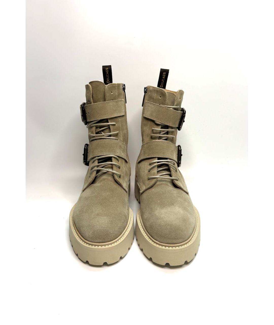 DOUCAL'S Бежевые замшевые ботинки, фото 2