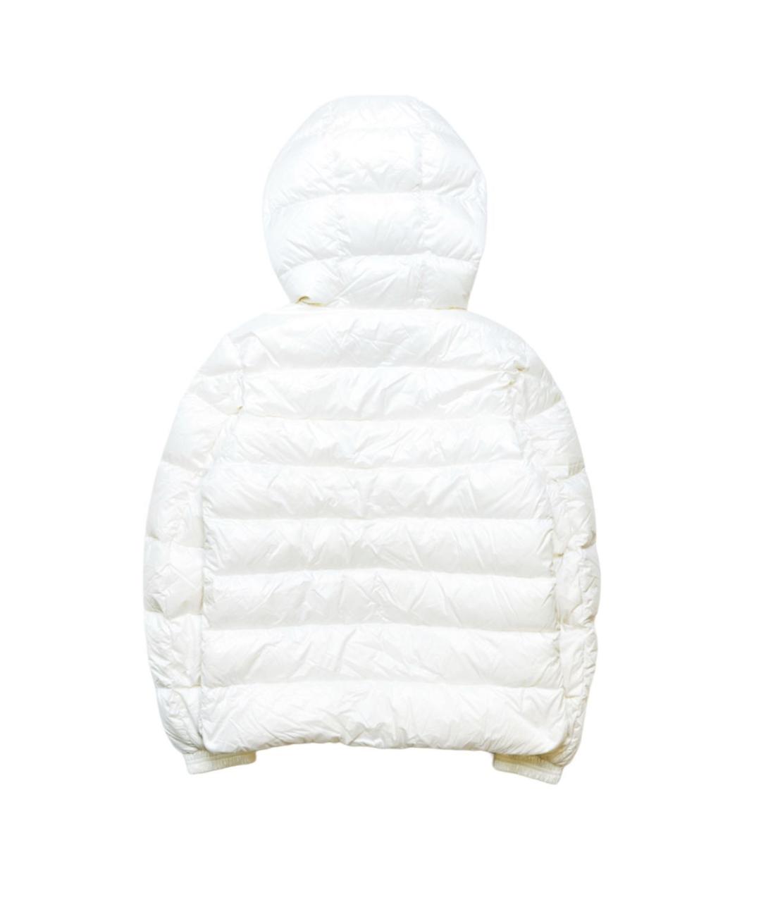 MONCLER Белая полиамидовая куртка, фото 2