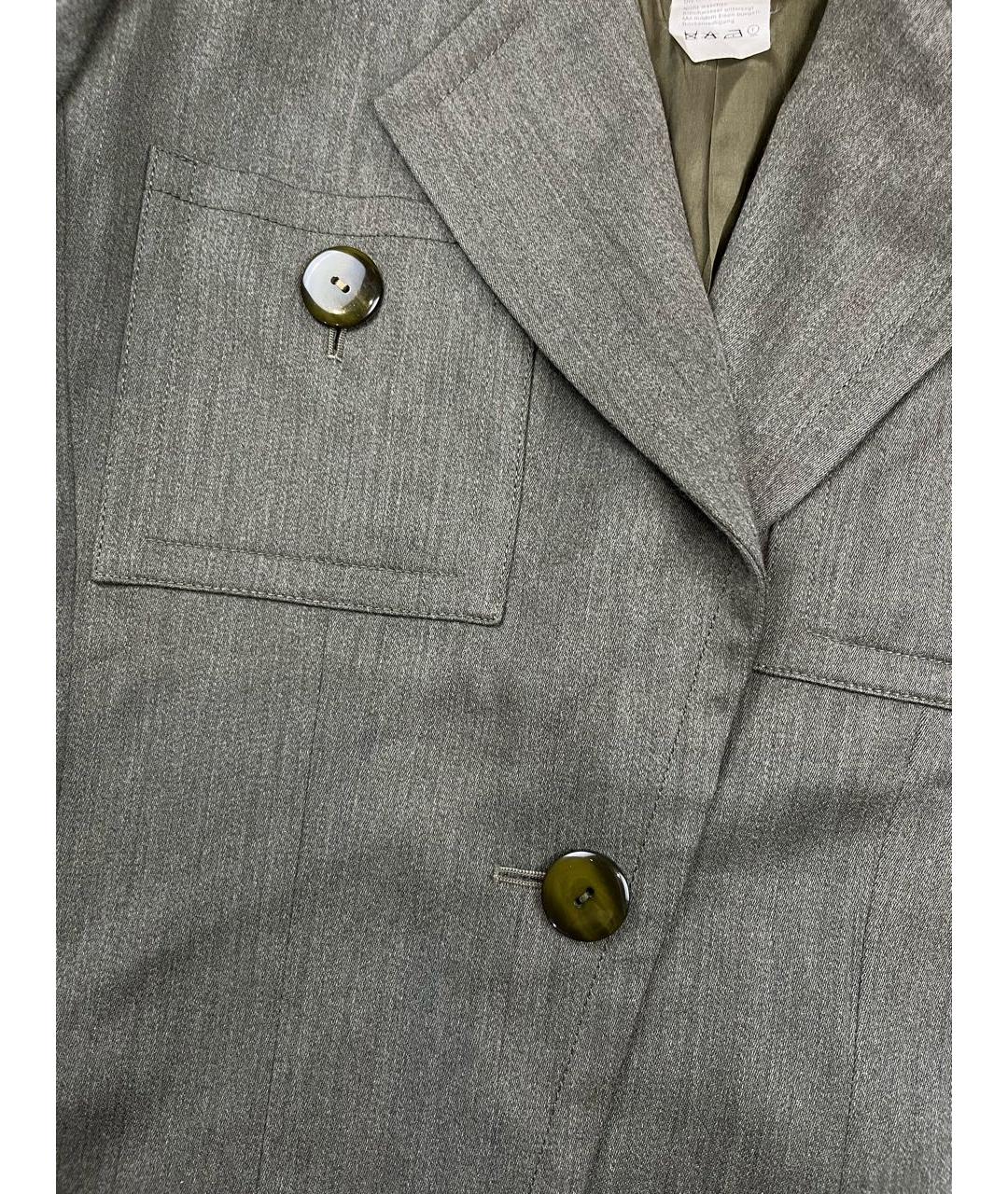 SAINT LAURENT Зеленый шерстяной жакет/пиджак, фото 7