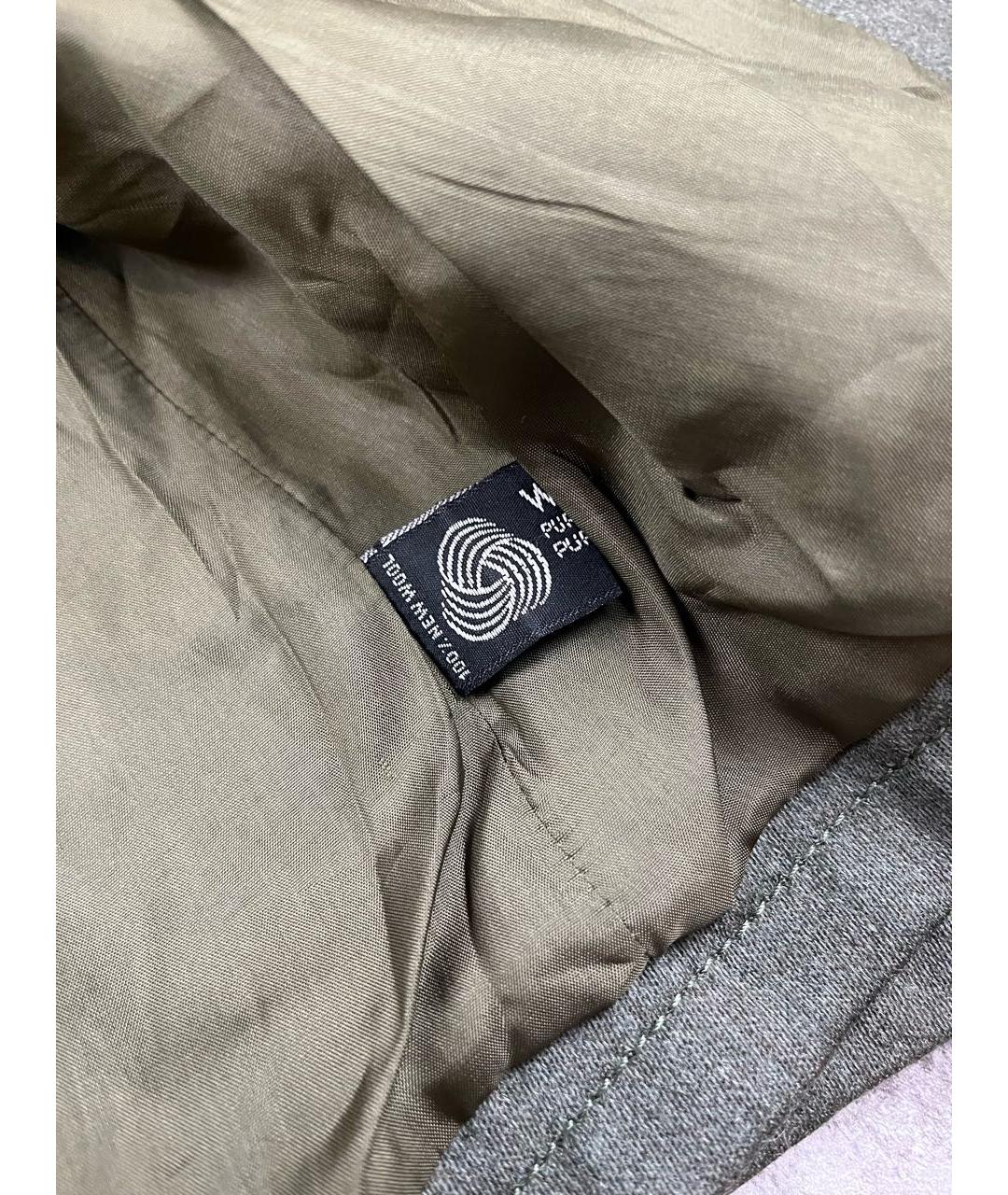 SAINT LAURENT Зеленый шерстяной жакет/пиджак, фото 8