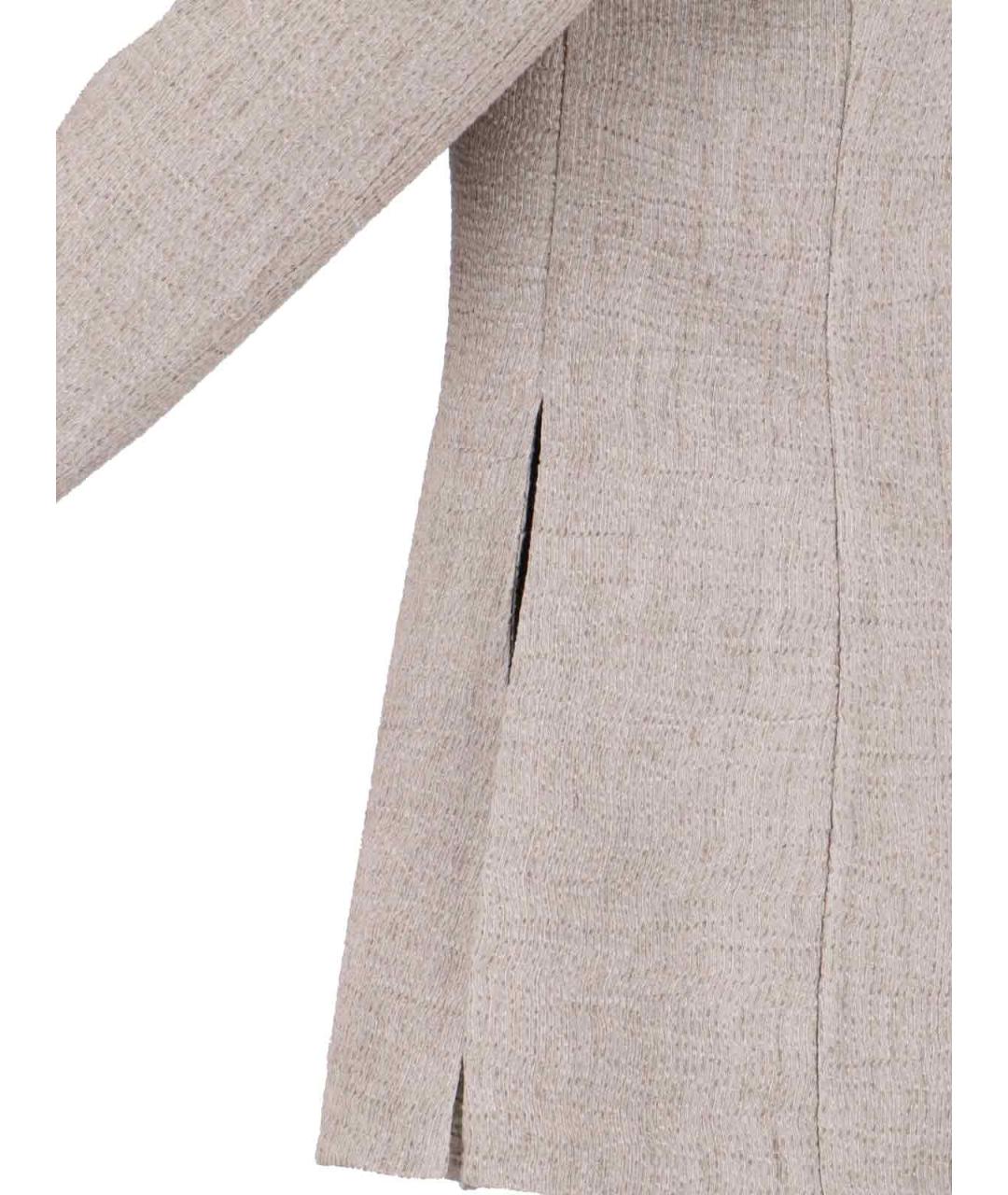 GIORGIO ARMANI Бежевый жакет/пиджак, фото 3