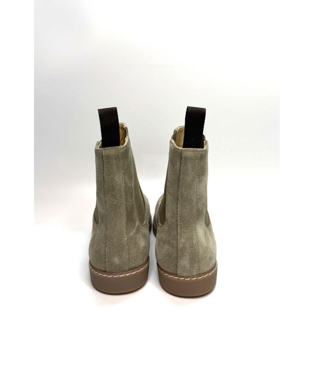 DOUCAL'S Бежевые замшевые полусапоги, фото 4