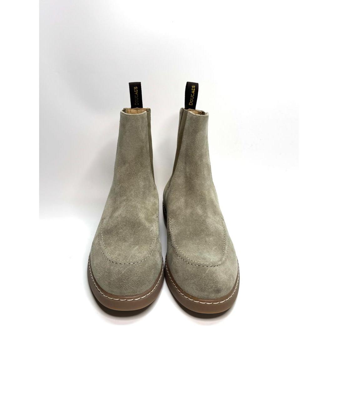 DOUCAL'S Бежевые замшевые полусапоги, фото 2