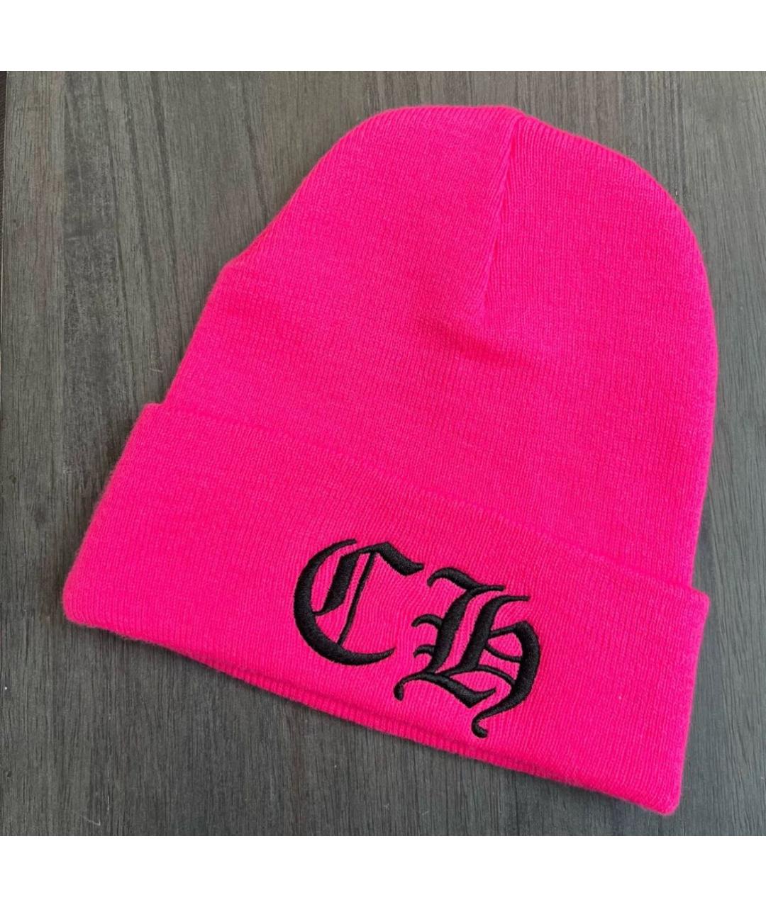 CHROME HEARTS Фуксия шапка, фото 3