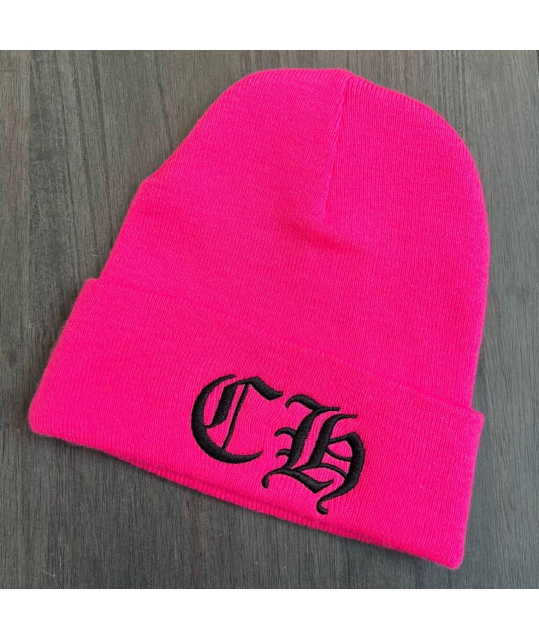 CHROME HEARTS Фуксия шапка, фото 2