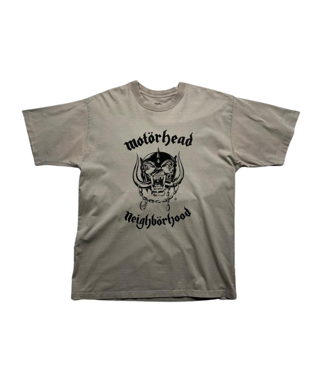 NEIGHBORHOOD Бежевая хлопковая футболка, фото 1