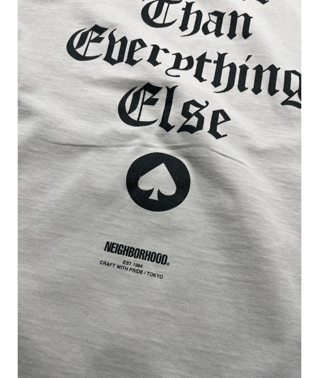 NEIGHBORHOOD Бежевая хлопковая футболка, фото 8
