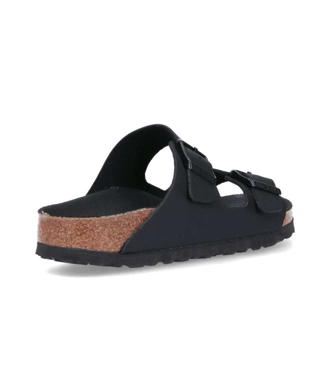 BIRKENSTOCK Черные кожаные сандалии, фото 4