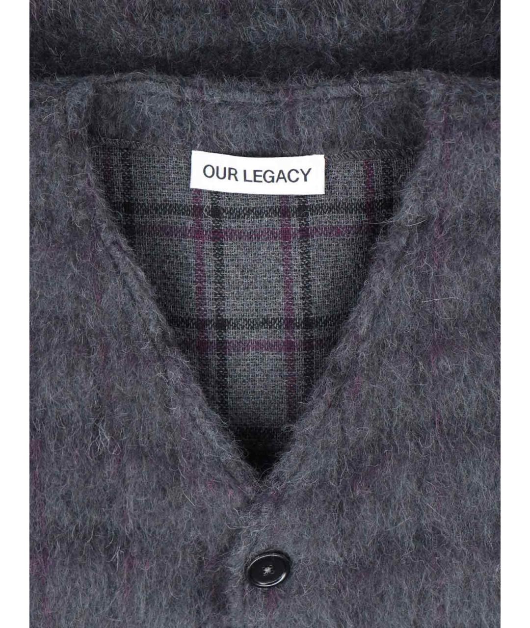 OUR LEGACY Мульти шерстяной кардиган, фото 3