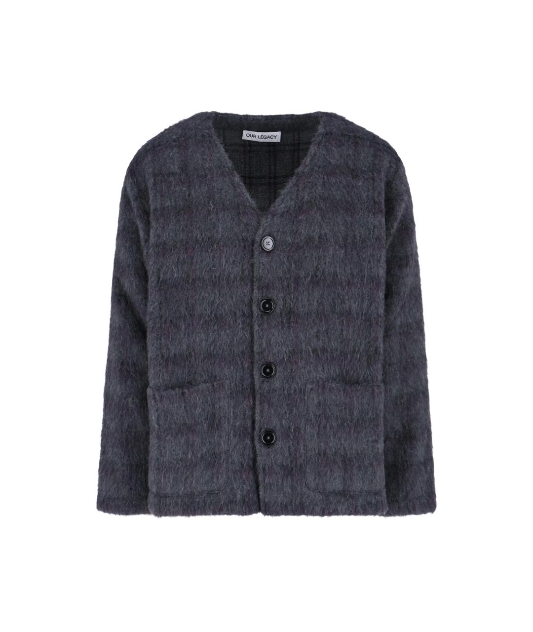 OUR LEGACY Мульти шерстяной кардиган, фото 1