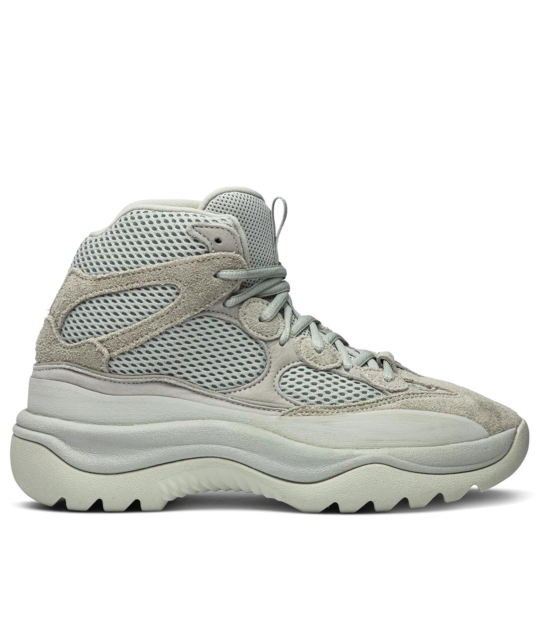 ADIDAS YEEZY Серые кожаные ботинки, фото 1