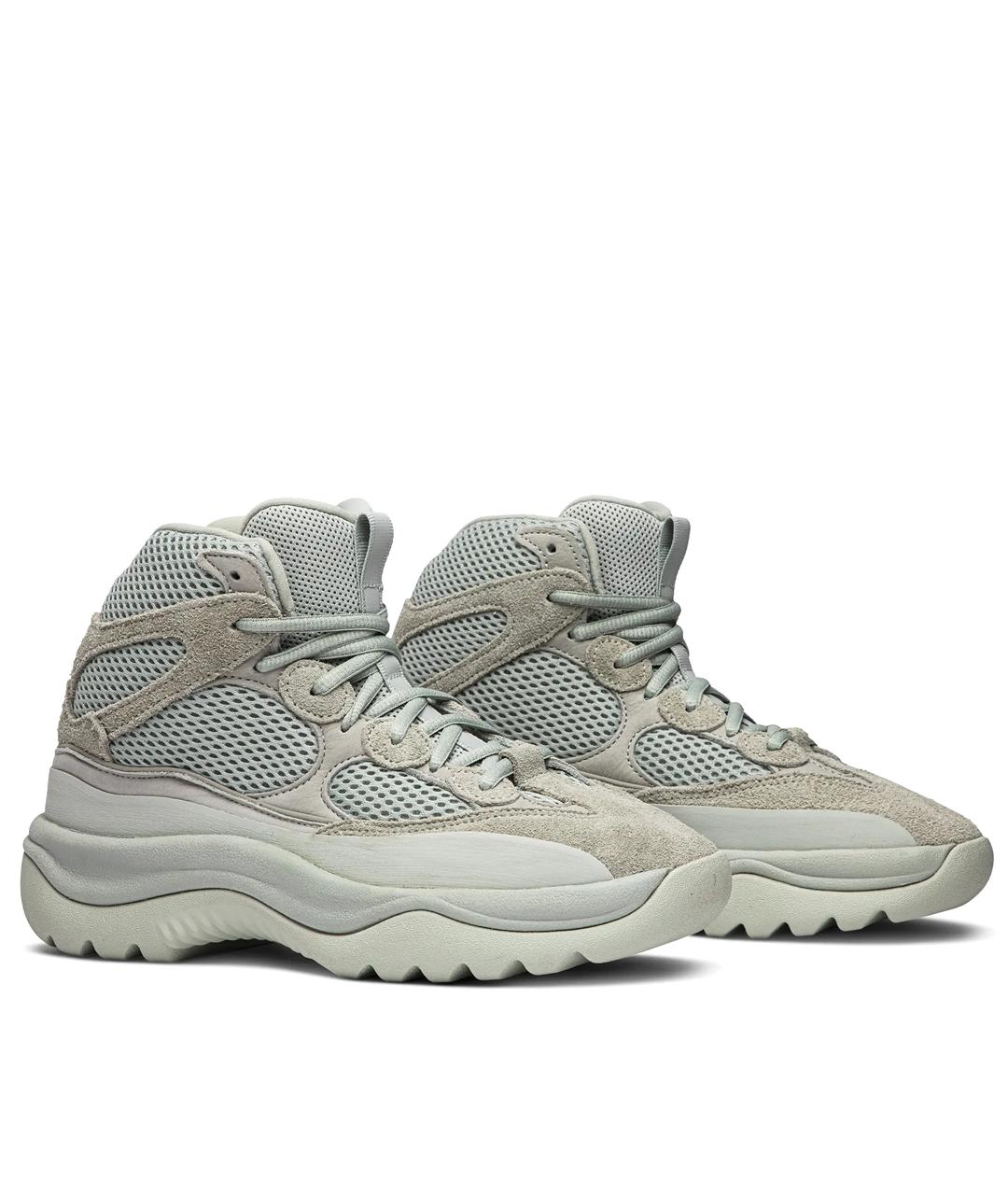 ADIDAS YEEZY Серые кожаные ботинки, фото 2