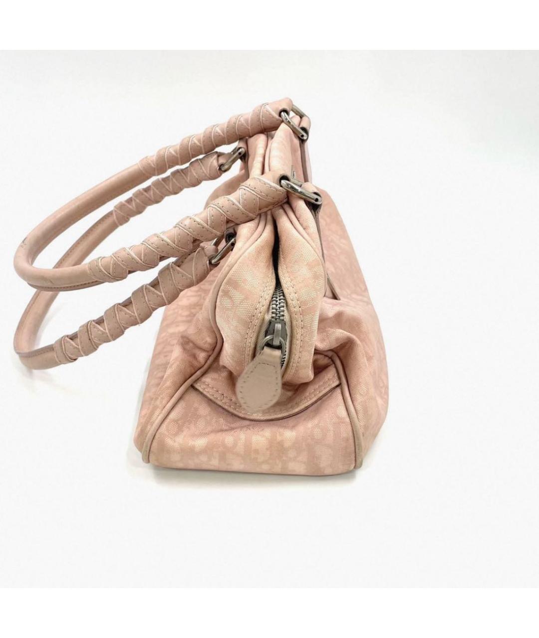 CHRISTIAN DIOR Розовая сумка с короткими ручками, фото 5
