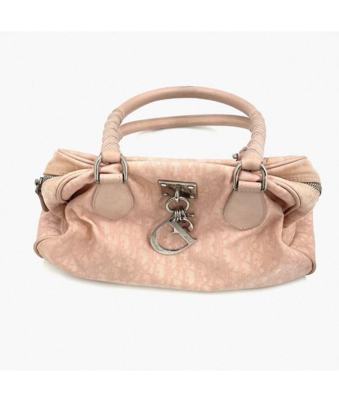 CHRISTIAN DIOR Розовая сумка с короткими ручками, фото 6