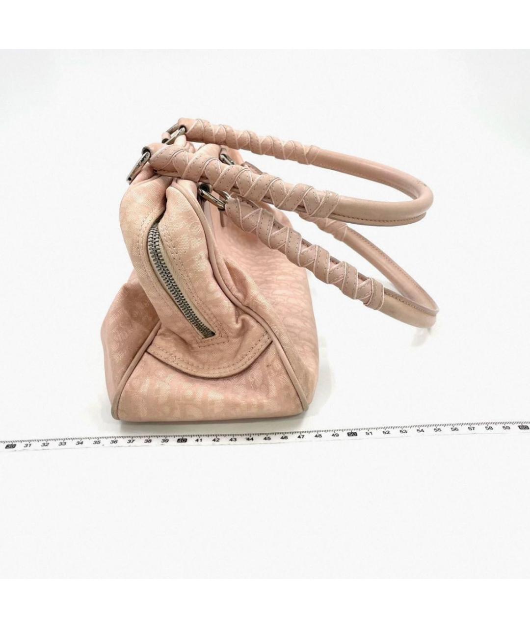 CHRISTIAN DIOR Розовая сумка с короткими ручками, фото 3