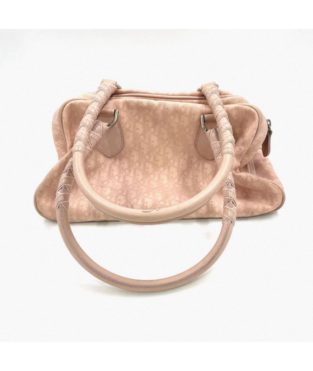 CHRISTIAN DIOR Розовая сумка с короткими ручками, фото 4