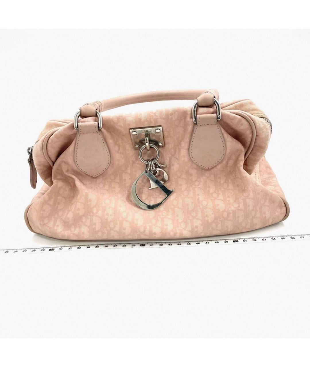 CHRISTIAN DIOR Розовая сумка с короткими ручками, фото 2