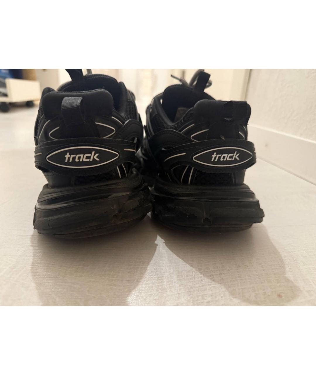 BALENCIAGA Черные текстильные кроссовки, фото 4