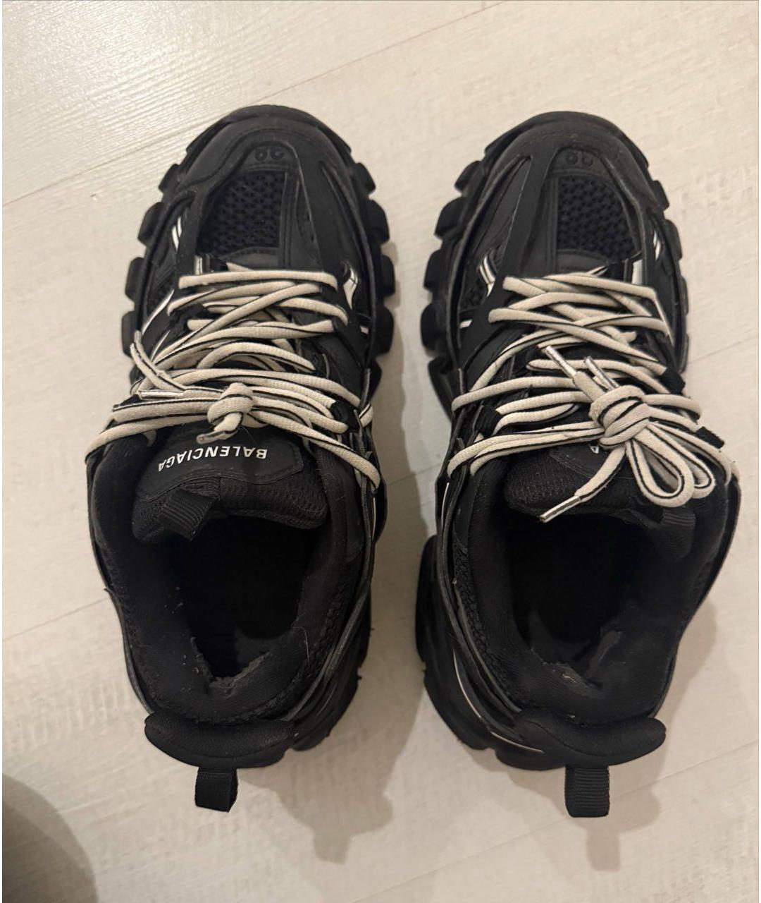 BALENCIAGA Черные текстильные кроссовки, фото 3